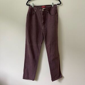 Esprit Women's High Rise Tapered Classic Fit Black Denim Jeans Size 9